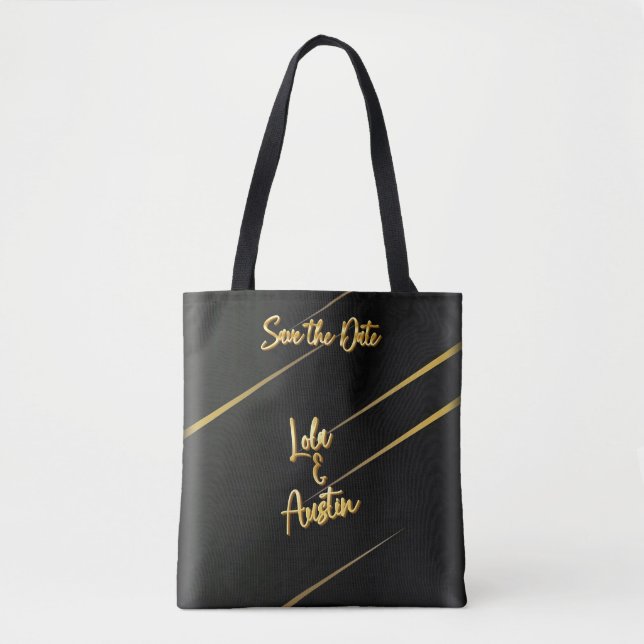 Bolsa Tote Personalizada com Texto 3D 'Salve a Dat (Frente)