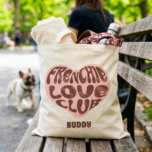 Bolsa Tote Personalizada de Coração para Mãe de Bu (Criador carregado)