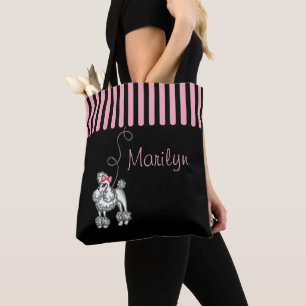 Bolsa Tote Personalizada de Poodle Francês