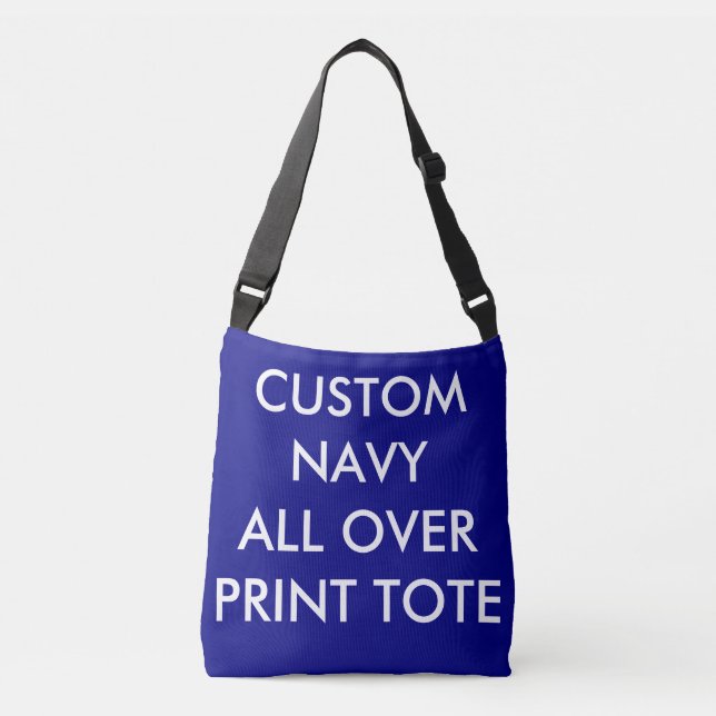 Bolsa TOTE Personalizada NAVY COM IMPRESSÃO EM TOD (Frente)