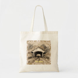 Bolsa tote personalizada Sepia Covered Bridge