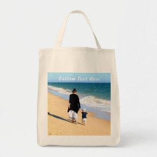 Bolsa Tote Personalizada sua barra de ferramentas de fotos co