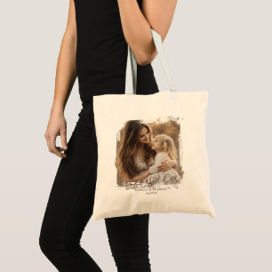 Bolsa Tote Personalizado 2 Foto Texto Melhor Mãe de Todos os