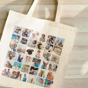 Bolsa Tote Personalizado 36 Fotos Moderna Família e Pet