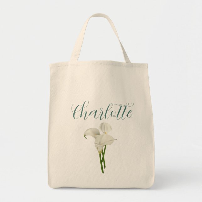 Bolsa Tote Personalizado Calla Lily (Frente)