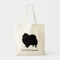 Personalizado de Silhueta de Cachorro Preto da Pom