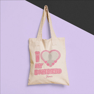 Bolsa Tote Personalizado Eu Amo Meu Namorado - Adicionar Foto