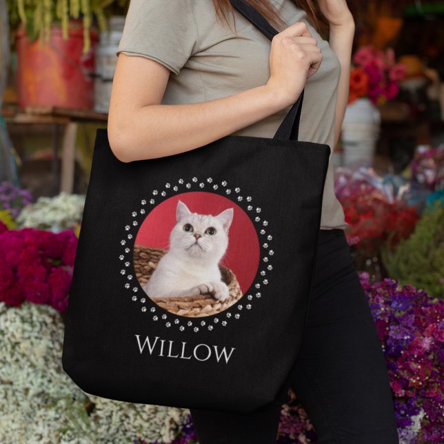 Bolsa Tote Personalizado Gag Fotográfico Cat - Presente Perso (Criador carregado)