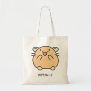 Bolsa Tote Personalizados Hamsters de Cartoon do Estilo Kawai