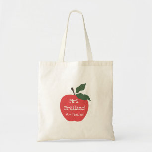 Bolsa Tote Personalizar a maçã de presente de professor per