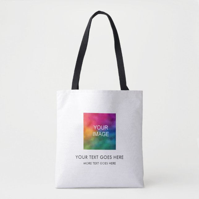 Bolsa Tote Personalizar a tendência de Modelo elegante de tex (Frente)