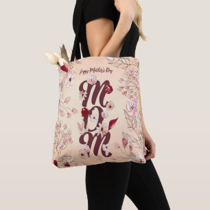 Bolsa Tote Personalizar Dia de as mães Feliz Mãe