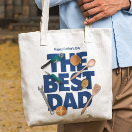 Bolsa Tote Personalizar Dia de os pais Feliz | O melhor Pai