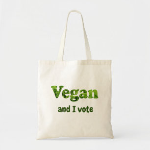 Bolsa Tote Personalizar eleitor ativista do Vegan