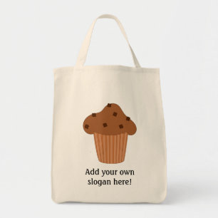 Bolsa Tote Personalizar este gráfico Choc Chip Muffin