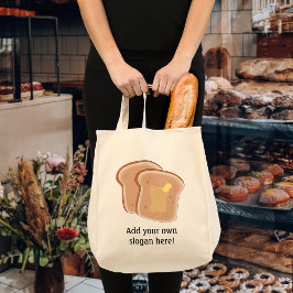 Bolsa Tote Personalizar este gráfico de torradas com Amorteci