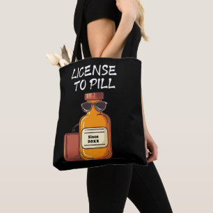Bolsa Tote Personalizar Licença para Pílula   Farmácia de Ano