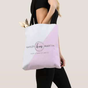 Bolsa Tote Personalizar logotipo Composição Artista Beleza 