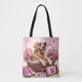 Bolsa Tote Personalizar LOVE Pw Imprimir Cachorro Pet Pet Fot
