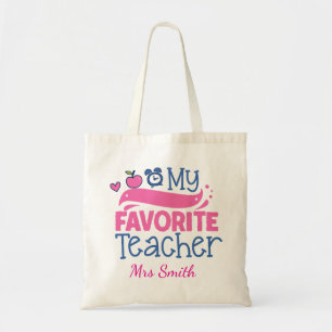 Bolsa Tote Personalizar o nome do meu professor favorito