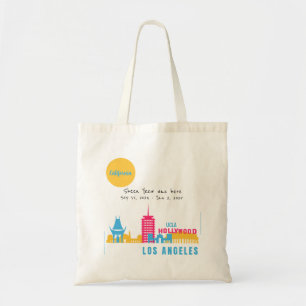 Bolsa Tote Personalizar que estive aqui em Los Angeles, Calif