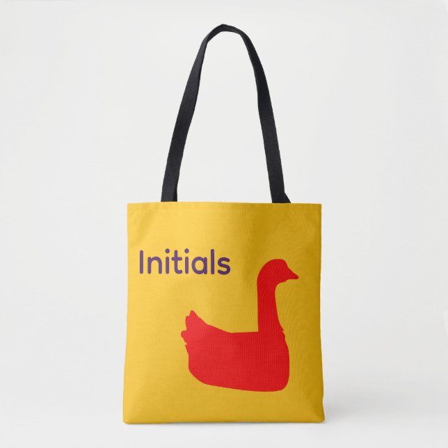 Bolsa Tote Personalizar Tema Red Duck  (Frente)