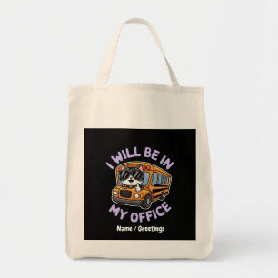 Bolsa Tote Personalizável Estará no meu escritório Movimentaç