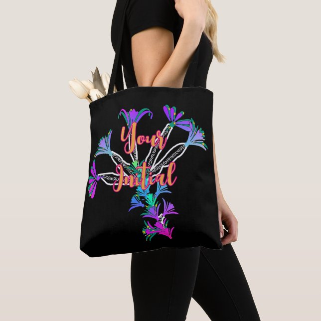 Bolsa Tote Personalize Com Sua Inicial  (Close Up)