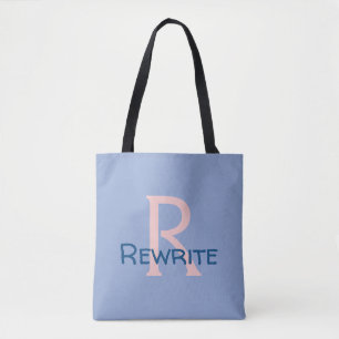 Bolsa Tote Personalize este modelo, MONOGRAM, FAMÍLIA, NOME,