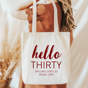 Bolsa Tote Personalize o esquadrão de grupo de aniversário do