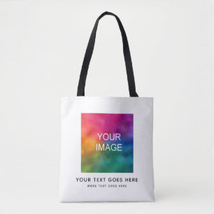 Bolsa Tote Personalize para adicionar o logotipo de foto da s