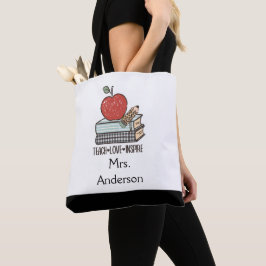 Bolsa Tote Personalize Presente Ensinar Amar Inspirar Para Pr