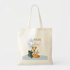 Bolsa Tote Personalize, RCIA Parabéns Sacramento Católico