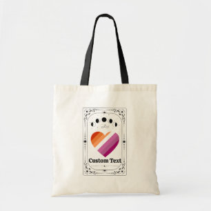 Bolsa Tote Personalize Tarot do Orgulho LGBTQ Lésbica Gay Arc