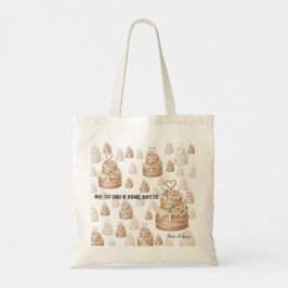 Bolsa Tote Personalized Cake Tote Bag - Custom Baker Gift