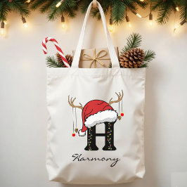 Bolsa Tote Personalized Christmas Tote Bag for Employees