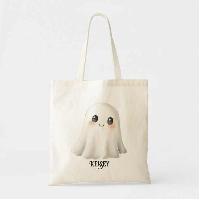 Bolsa Tote Personalized Kids’ Halloween Trick-or-Treat Bag (Frente)