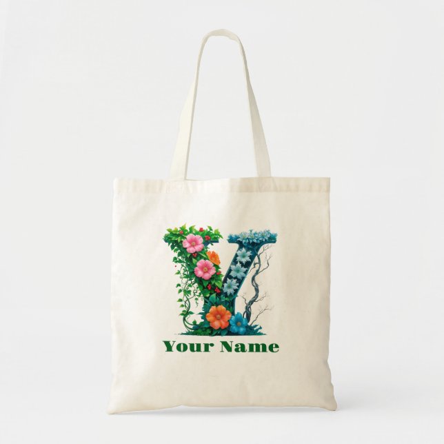 Bolsa Tote Personalized Letter Y (Frente)