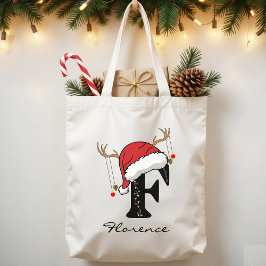Bolsa Tote Personalized Santa Claus Bag for Mom or Friends