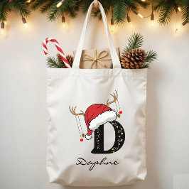 Bolsa Tote Personalized Santa Tote Bag for Teachers & Friends