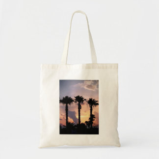 Bolsa Tote Personalized Sunset Palm Tree | Custom Quote Beach