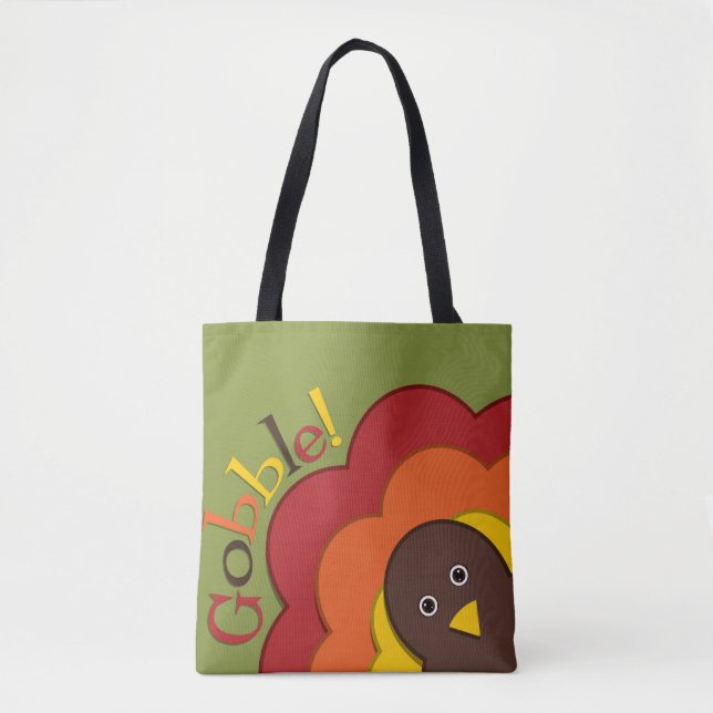Bolsa Tote Peru de ação de graças (Frente)