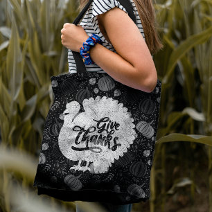 Bolsa Tote Peru de Ação de Graças Vintage