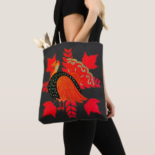 Bolsa Tote Peru Mapa Folhas de Ação de Graças Mulheres 