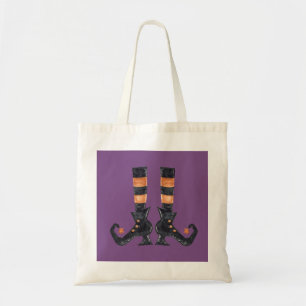 Bolsa Tote Pés de Bruxa de Halloween