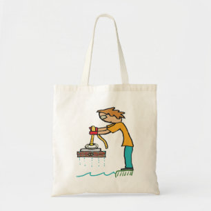 Bolsa Tote Pesca Com Ímã