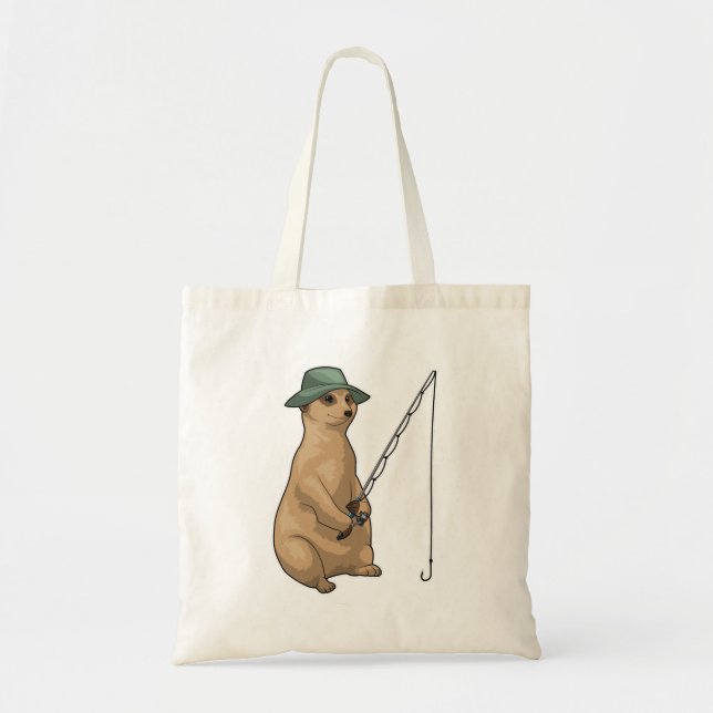 Bolsa Tote Pesca de Meerkat (Frente)