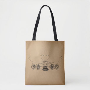 Bolsa Tote Pesca De Voo A Arte Vintage