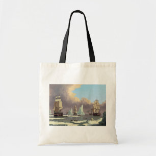 Bolsa Tote Pesca do norte da baleia: "Cisne" & "Isabella "