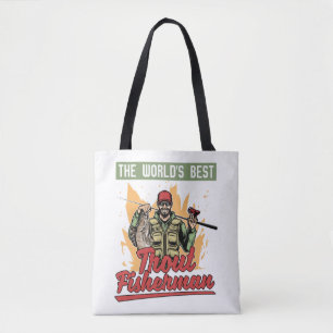 Bolsa Tote Pescador De Peixes De Rod